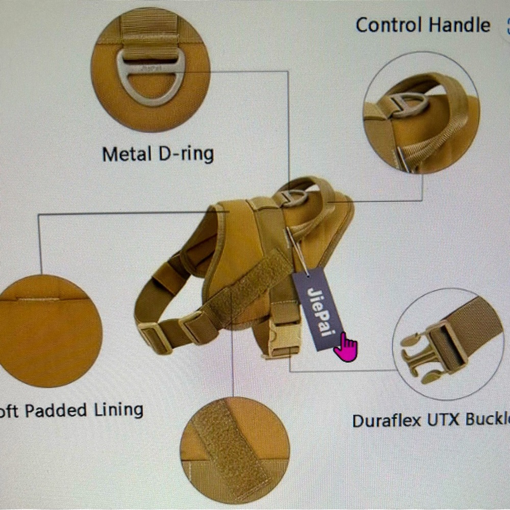 Adjustable dog harness
